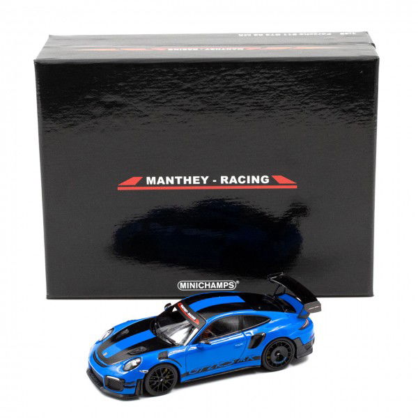 Manthey-Racing Porsche 911 GT2 RS MR 1/43 blue Collector Edition
