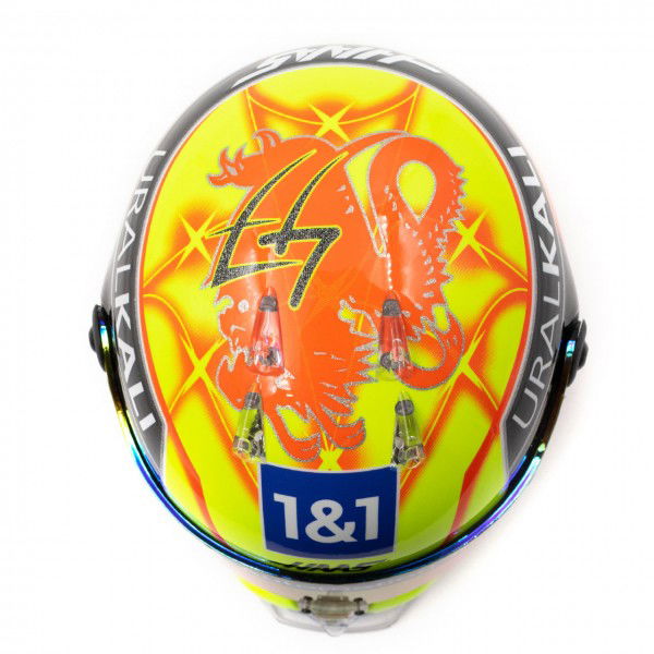 Mick Schumacher casco in miniatura 2021 Versione R 1/2