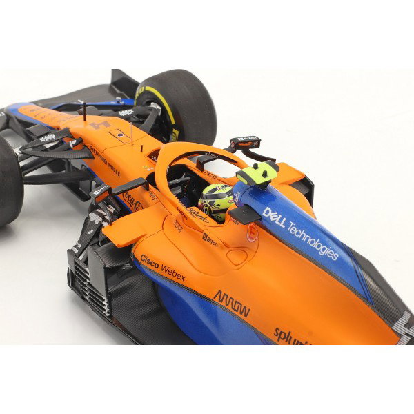 Lando Norris McLaren F1 Team MCL35M Fórmula 1 GP de Bahrein 2021 1/18