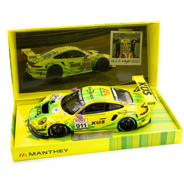 Manthey-Racing Porsche 911 GT3 R - 2021 Winner NLS 7 Nürburgring #911 1/18 Collector Edition