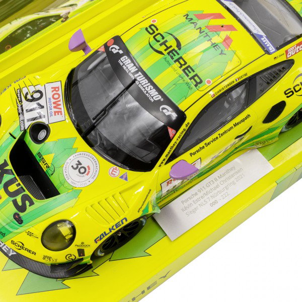 Manthey-Racing Porsche 911 GT3 R - 2021 Vincitore NLS 7 del Nürburgring #911 1/18 Collector Edition