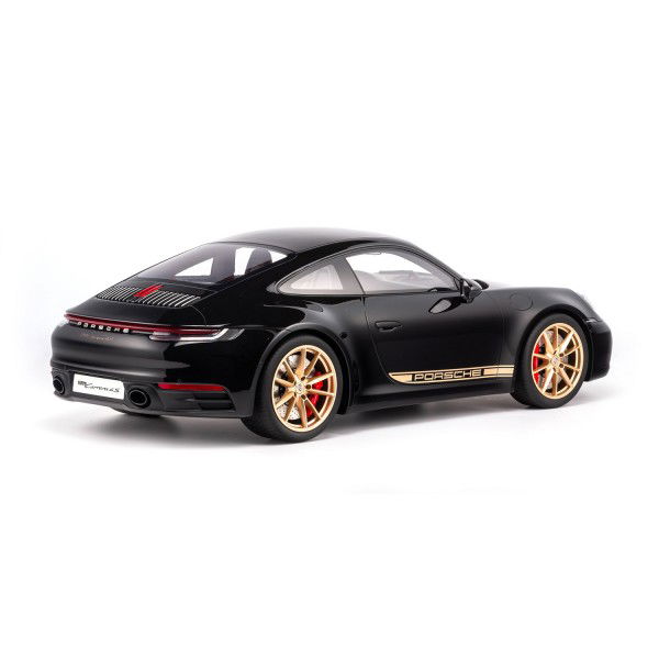 Porsche 911 (992) Carrera 4S - 2020 - Noir profond métallique 1/8