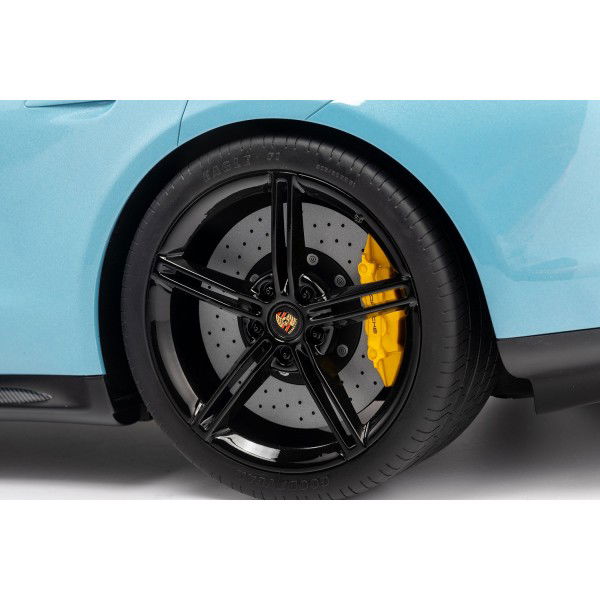 Porsche Taycan Turbo S - 2020 - Blu ghiacciato metallizzato 1/8