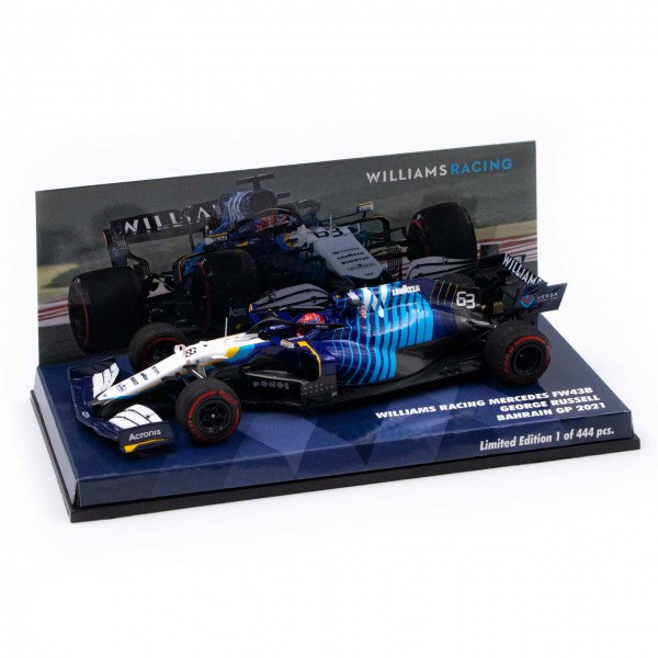 George Russell Williams Racing FW43B Formula 1 Bahrain GP 2021