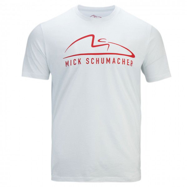 Mick Schumacher T-Shirt Speed Logo weiß