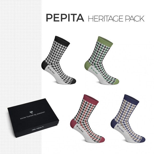 Pepita Socks Pack of 4