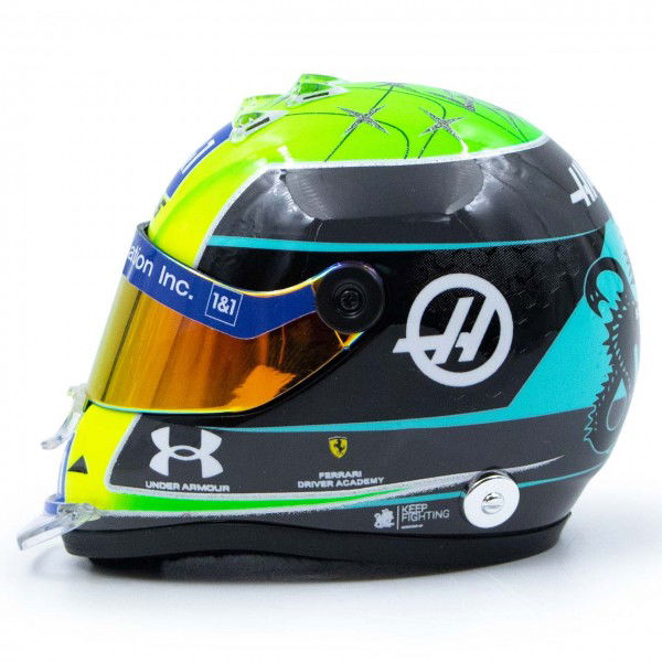Mick Schumacher casco in miniatura 2022 1/4