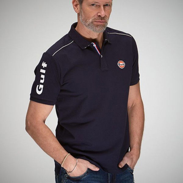 Gulf Diamond Poloshirt navy blau