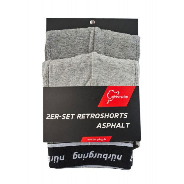 Nürburgring Boxershorts Asphalt Doppelpack