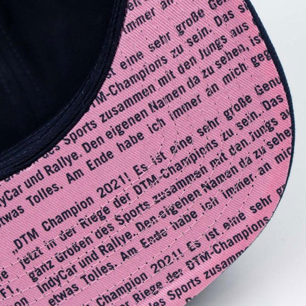 Maximilian Götz Cap Champion Flat Brim blau