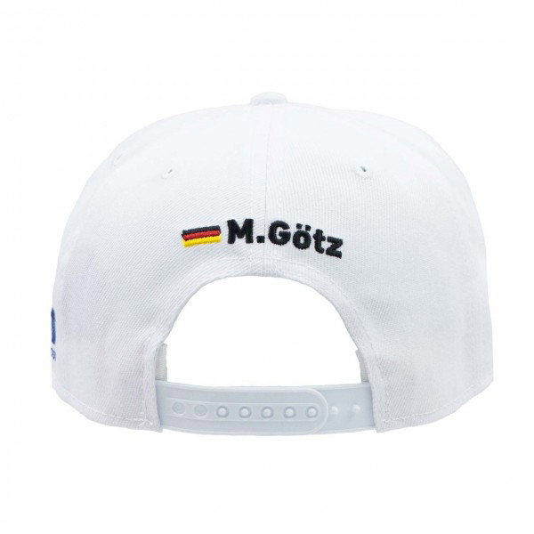 Maximilian Götz Cap Sponsor Flat Brim white