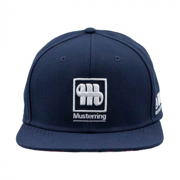 Maximilian Götz Cap Sponsor Flat Brim blau