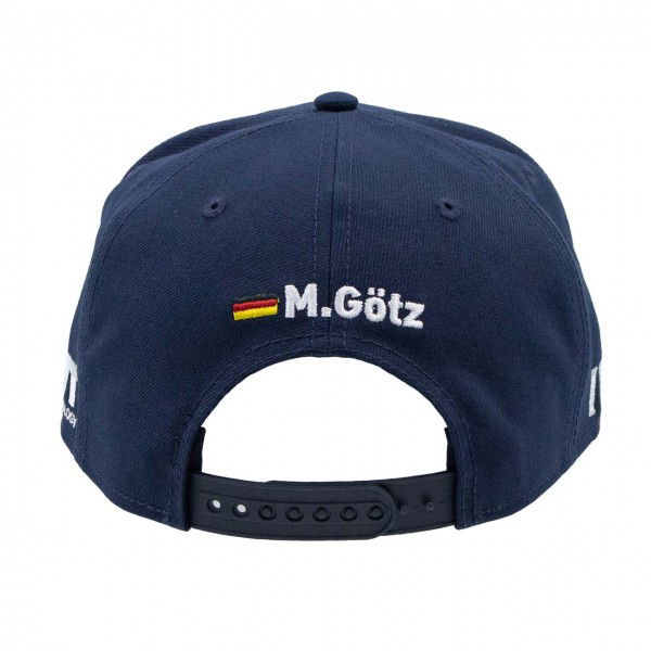 Maximilian Götz Casquette Sponsor Flat Brim bleu