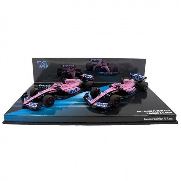 Alpine F1 Team 2022 A522 Alonso / Ocon Doppel-Set 1:43