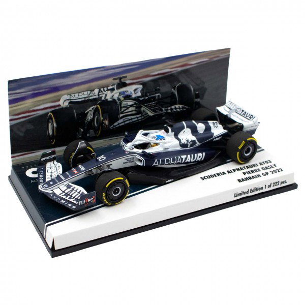 Pierre Gasly Scuderia AlphaTauri AT03 Formel 1 Bahrain GP 2022 1:43