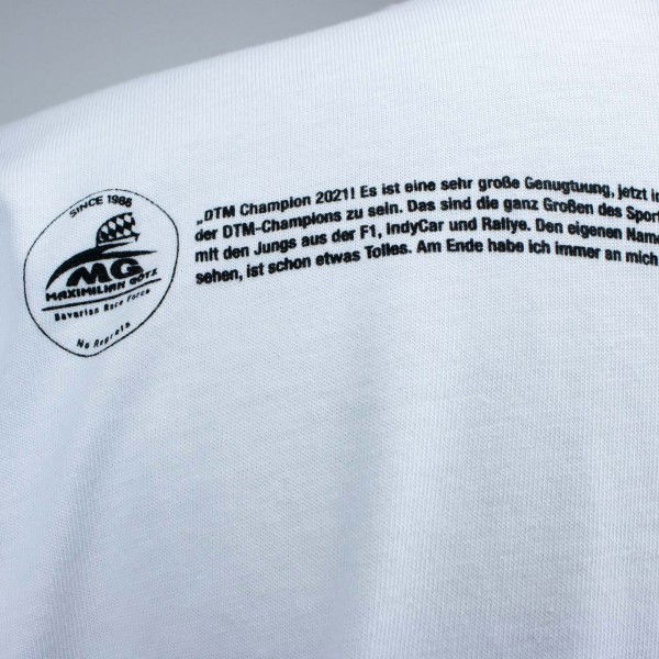 Maximilian Götz Camiseta de mujer Champion blanco