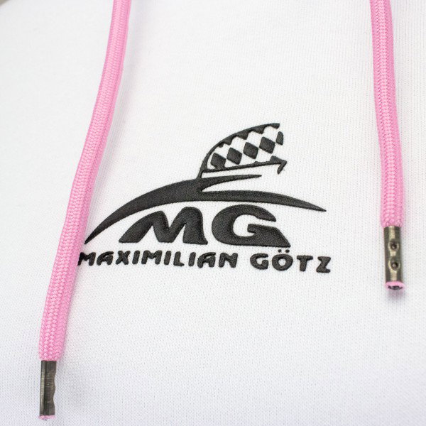 Maximilian Götz Sudadera con capucha de mujer Champion blanco