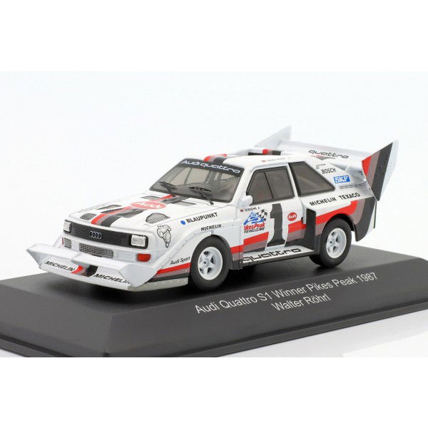 Audi Sport Quattro S1 E2 #1 Ganador Pikes Peak 1987 Walter Röhrl 1/43