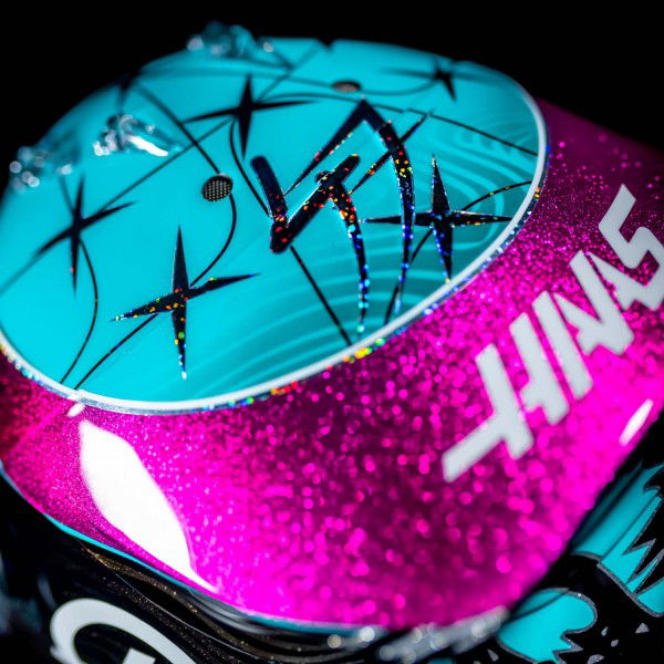 Mick Schumacher Replica Helmet Miami 2022 1/1