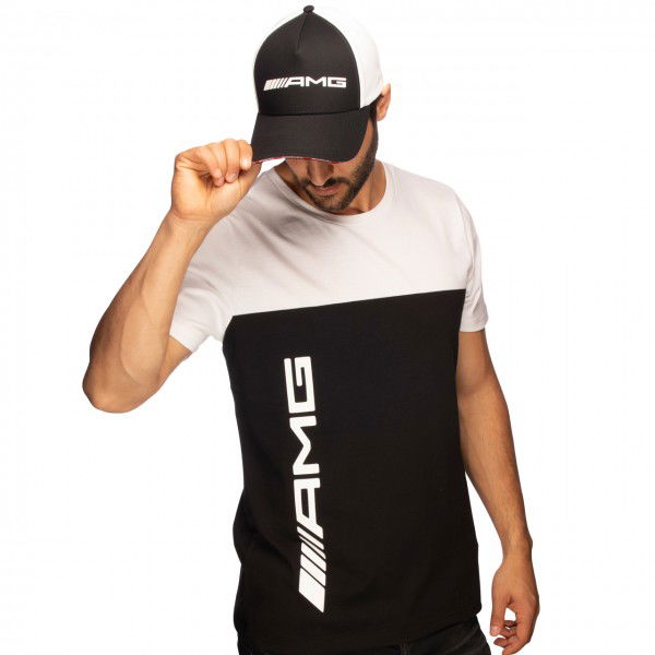AMG Camiseta negro/blanco