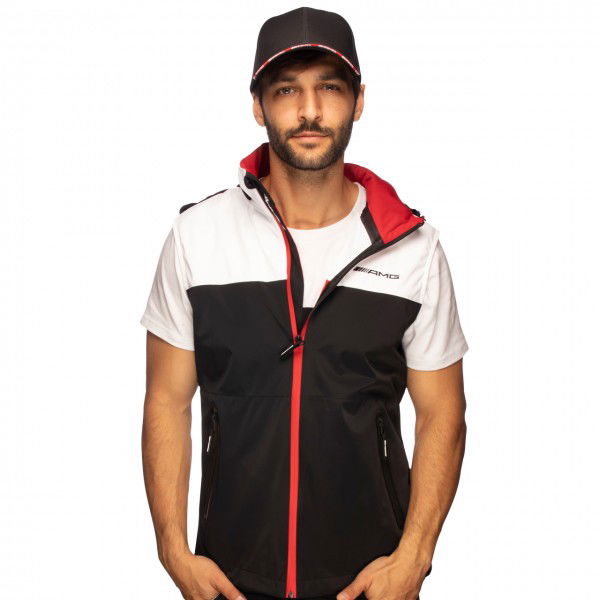 AMG Gilet noir/blanc