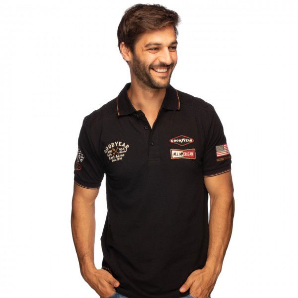 Goodyear Poloshirt Watkins schwarz