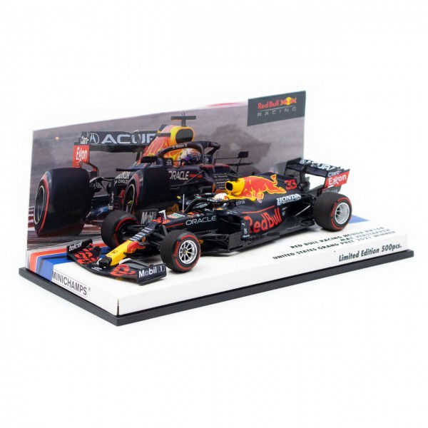 Max Verstappen Red Bull Racing Honda RB16B Formula 1 Winner USA GP