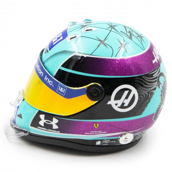 Mick Schumacher miniature helmet Miami 2022 1/4