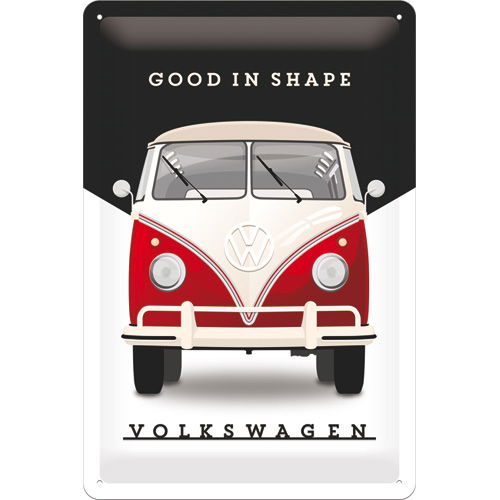 Blechschild VW - Good In Shape 20x30cm