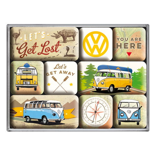 Magnet-Set VW Bulli - Let's Get Lost