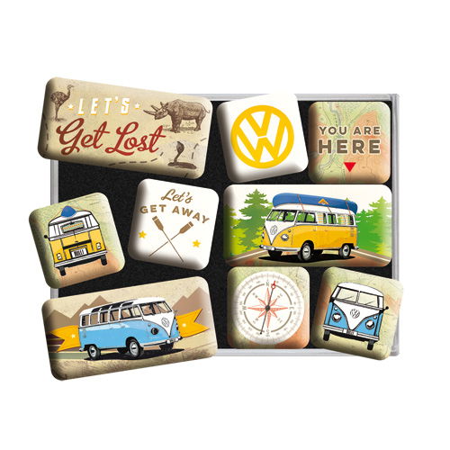 Set di magneti VW Bulli - Let's Get Lost