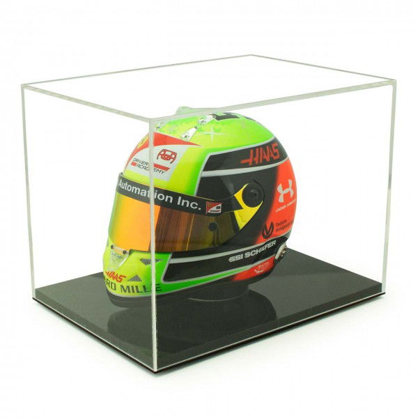 Mick Schumacher Casque miniature Test Drive Abu Dhabi 2020 1/2