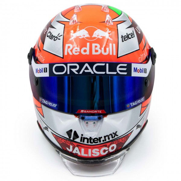 Sergio Pérez Miniaturhelm Formel 1 Österreich GP 2022 1:2