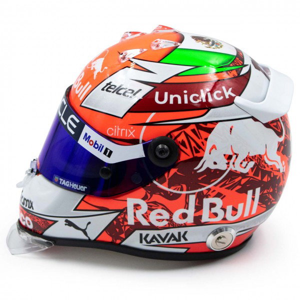 Sergio Pérez casque miniature Formule 1 GP d'Autriche 2022 1/2