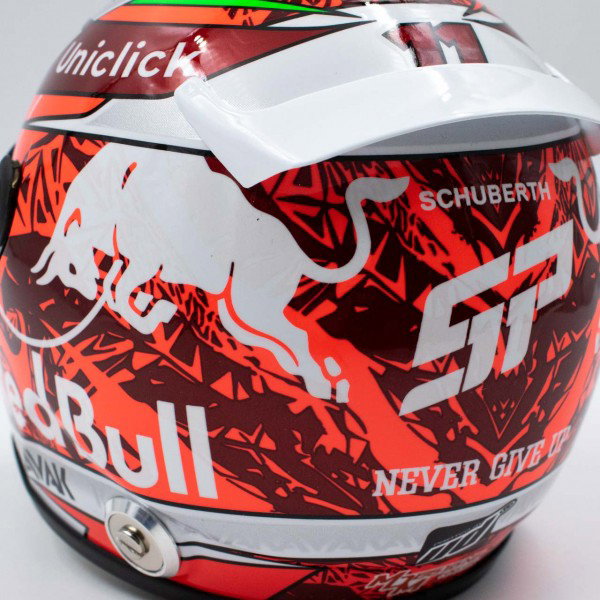 Sergio Pérez Casco en miniatura Fórmula 1 GP de Austria 2022 1/2