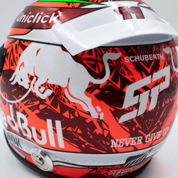 Sergio Pérez Miniaturhelm Formel 1 Österreich GP 2022 1:2