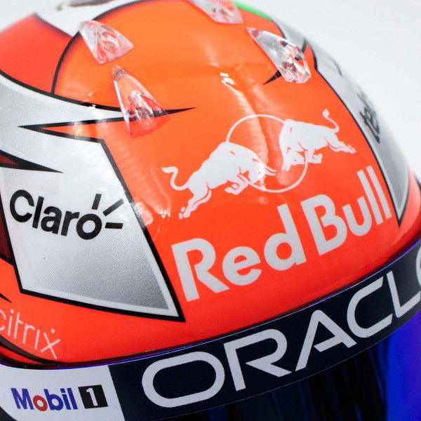 Sergio Pérez Miniaturhelm Formel 1 Österreich GP 2022 1:2