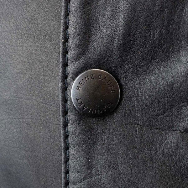 Heinz Bauer Chaqueta de cuero Road King negro