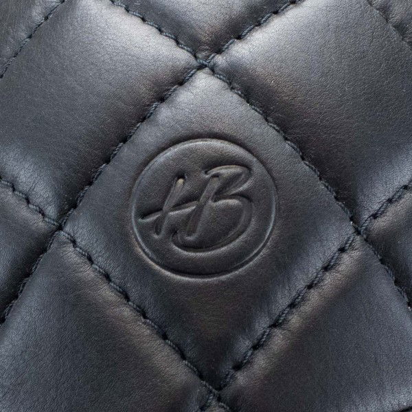 Heinz Bauer Chaqueta de cuero Road King negro