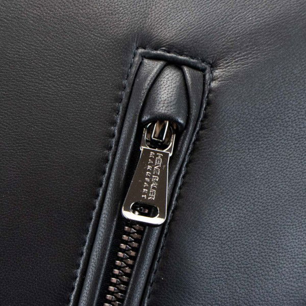 Heinz Bauer Leather jacket Tempelhof black