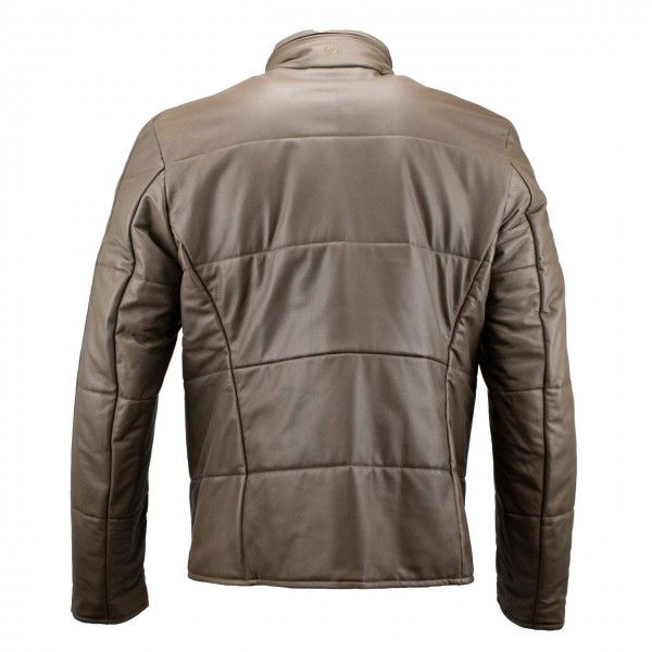 Heinz Bauer Chaqueta de cuero Tempelhof mud