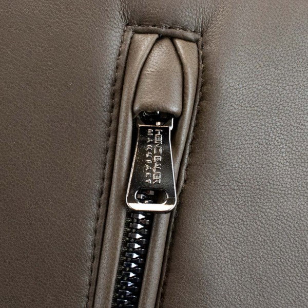 Heinz Bauer Leather jacket Tempelhof mud