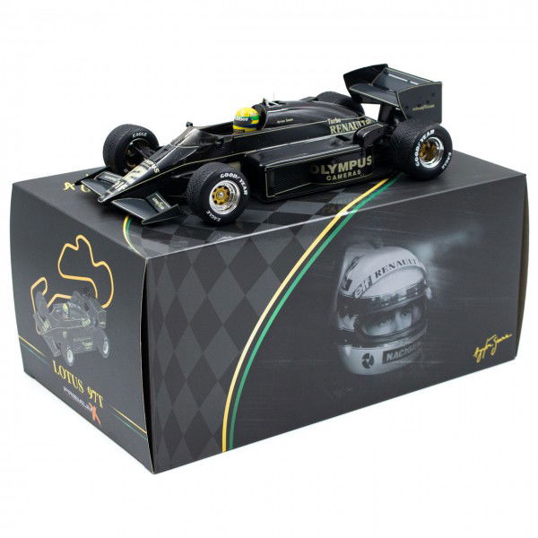 Ayrton Senna Lotus 97T #12 Gewinner Portugal GP Formel 1 1985 1:18