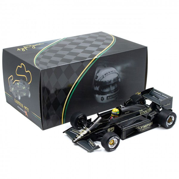 Ayrton Senna Lotus 97T #12 Gewinner Portugal GP Formel 1 1985 1:18
