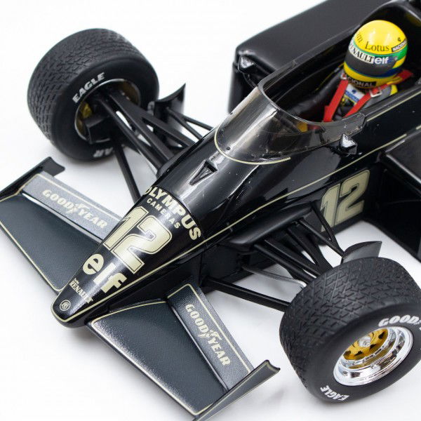 Ayrton Senna Lotus 97T #12 Gewinner Portugal GP Formel 1 1985 1:18