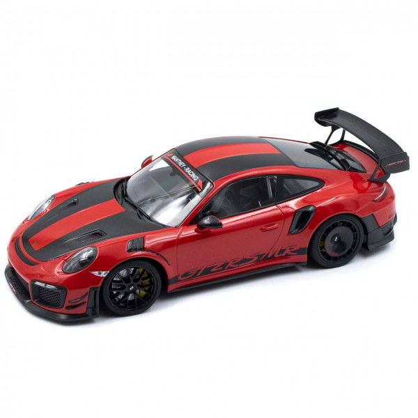 Manthey-Racing Porsche 911 GT2 RS MR 2018 Record lap Nordschleife 1/18 red