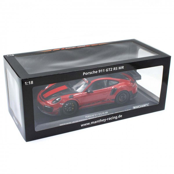Manthey-Racing Porsche 911 GT2 RS MR 2018 Record du tour Nordschleife 1/18 rouge