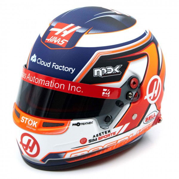 Kevin Magnussen casque miniature Formule 1 2022 1/2