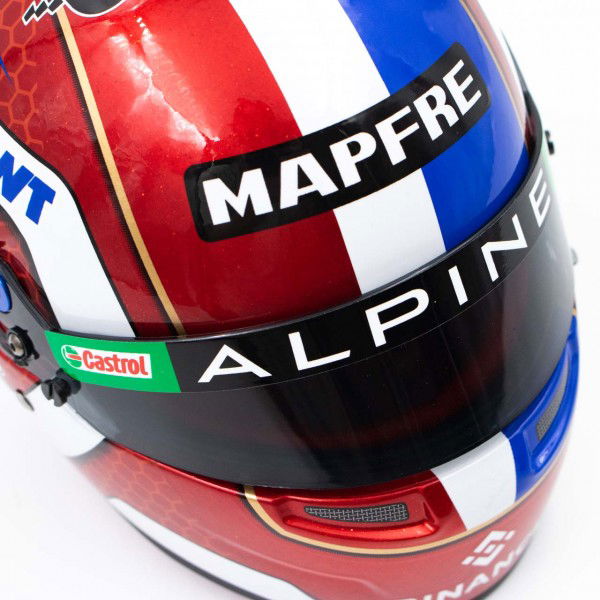 Esteban Ocon casco in miniatura Formula 1 2022 1/2