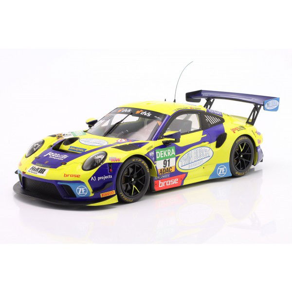 Porsche 911 GT3 R #91 ADAC GT Masters Vice Champions 2022 Engelhart, Güven 1:18